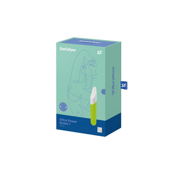 Vibromasseur vert USB Ultra Power Bullet 7 Satisfyer 